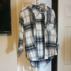 ***Brand New*** Urban Outfitters BDG Blue and White Flannel